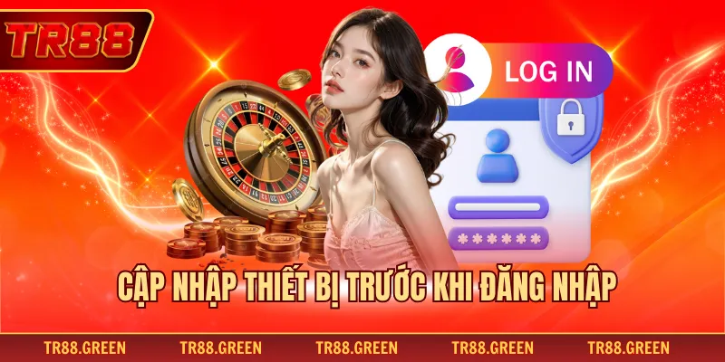 Cập nhập thiết bị trước khi đăng nhập