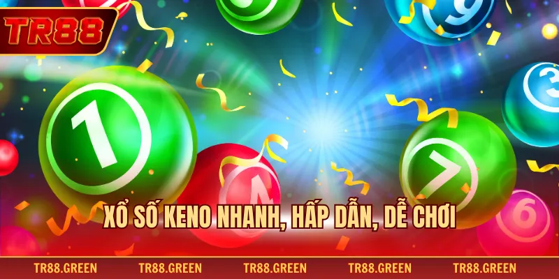 Xổ số Keno nhanh, hấp dẫn, dễ chơi